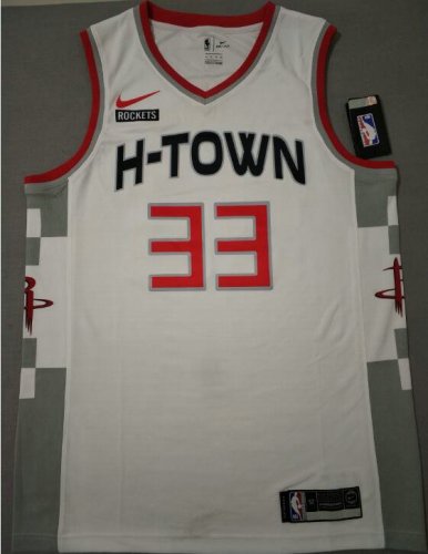 NBA 33 Covington Rockets 20-21 city Maillot blanc